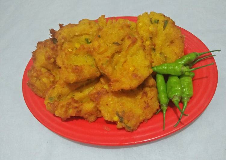 Resep masakan R16 Dadar Jagung Manis | Langkah Membuat R16 Dadar Jagung Manis Yang Bisa Manjain Lidah