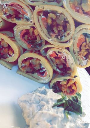 صورة لوصفة ساندويش البطاطا بصوص لبنه