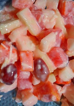 Foto resep Salad buah suka suka 😅
