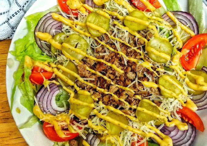 Cheese Burger In A Bowl