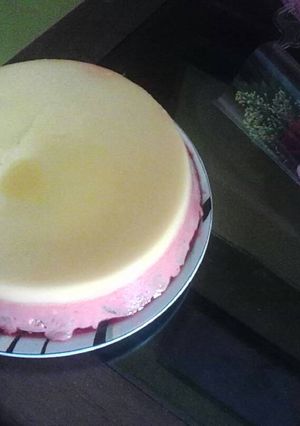 Una foto de Flan gelatinoso