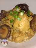 ไก่ตุ๋นน้ำแดงและเห็ดหอม (Anhui Braised Chicken with Mushrooms)