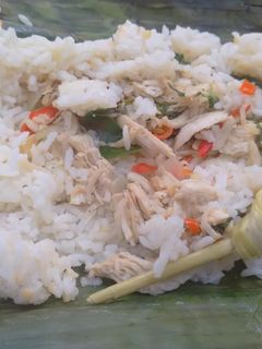 Foto resep Nasi bakar teri medan + kemangi