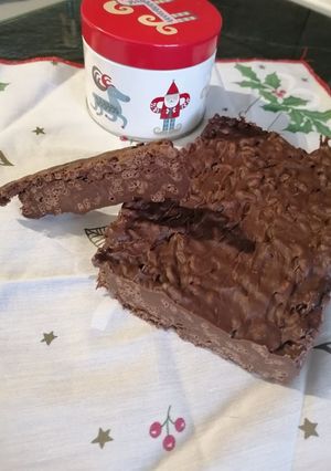 Una foto de Turrón Crujiente de Chocolate (robot de cocina)