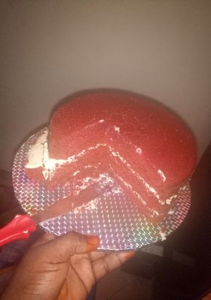 A picture of Red velvet cake.