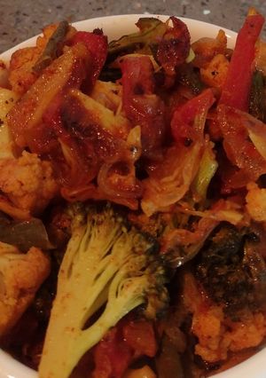 মিক্সড ভেজিটেবল ফ্রাই(Mixed vegetable fry recipe in Bengali) রেসিপির প্রধান ছবি
