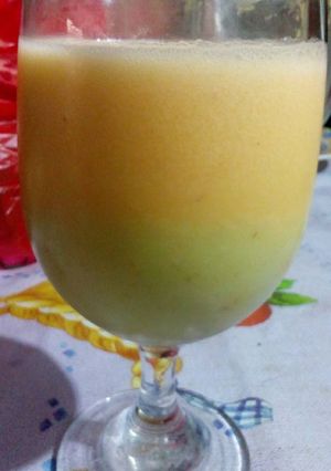 Foto resep Avocado Juice with Mango Ice