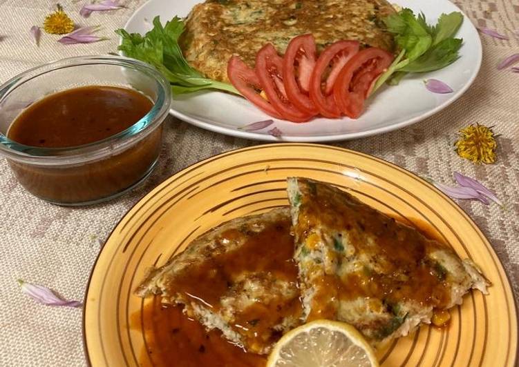 Resep TeJaTuDar (Telur Jagung Tuna Dadar)/Eggs Corn Tuna Omelet Anti Gagal