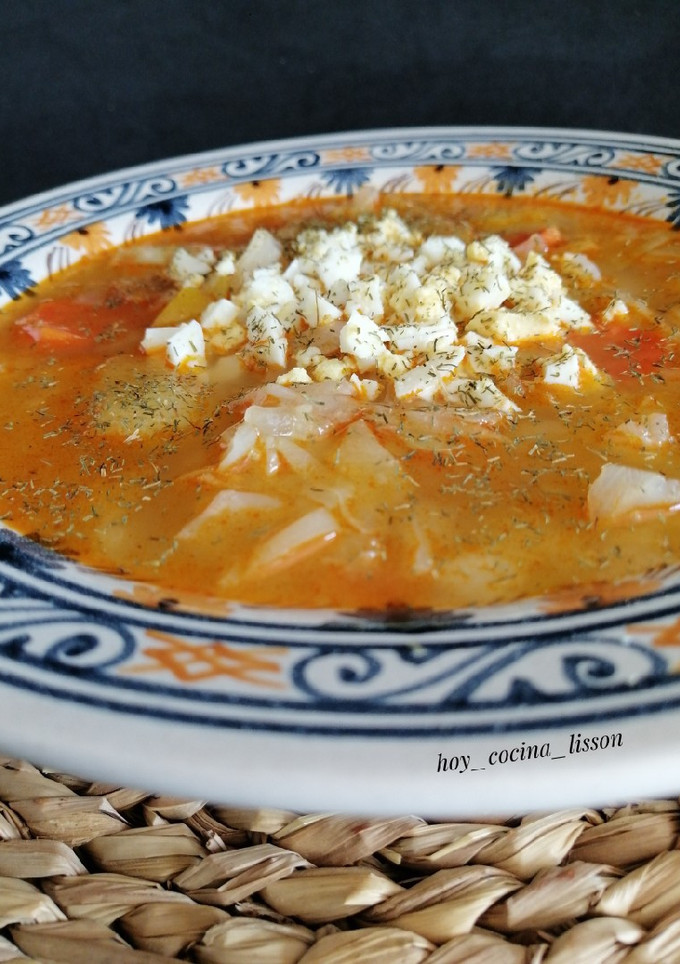 Una foto de Sopa de repollo