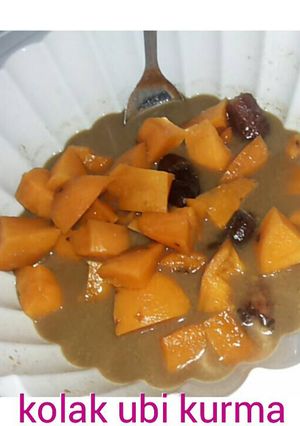 Foto resep Kolak ubi kurma (simpel)