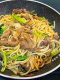 Mì Udon Xào Thịt Bò Cải Ngồng