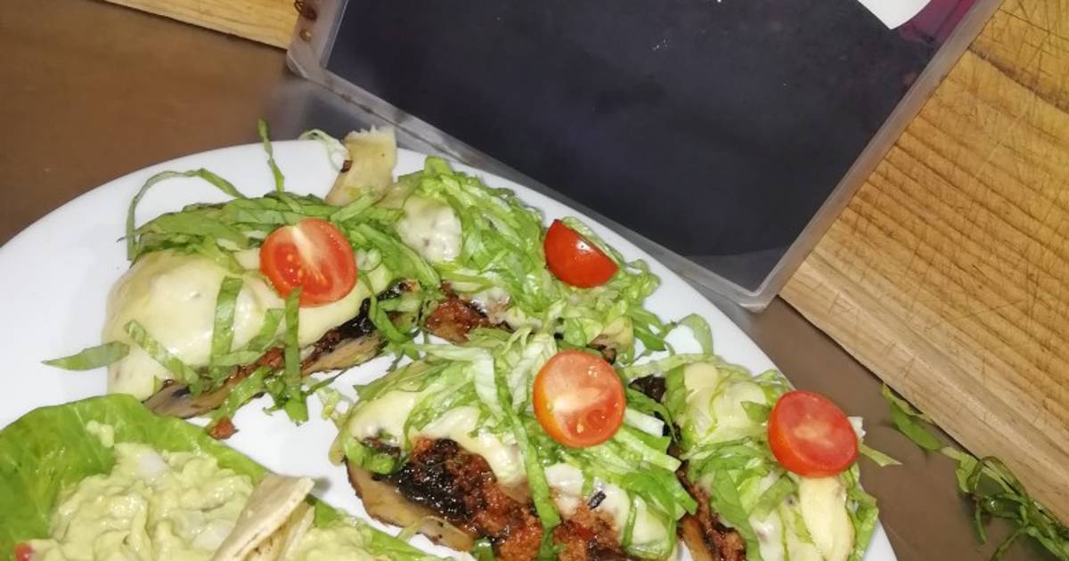 Portobellos rellenos 50 recetas caseras Cookpad