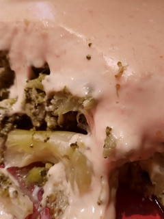Una foto de Brócoli cubierta de salsa Cabrerizos