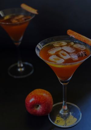 A picture of Apple spiced Rum.