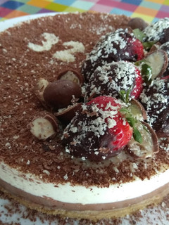 Foto principal de Tarta de queso y chocolate