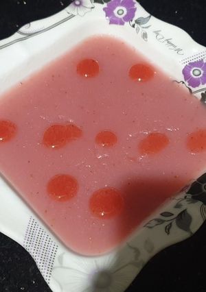 صورة لوصفة مهلبيه فراوله 🍓