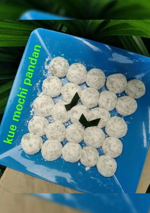 Foto resep Mochi pandan isi kacang