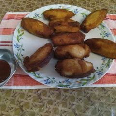 A picture of Bread cutlets.