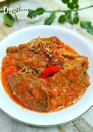 Foto resep Daging bumbu bali