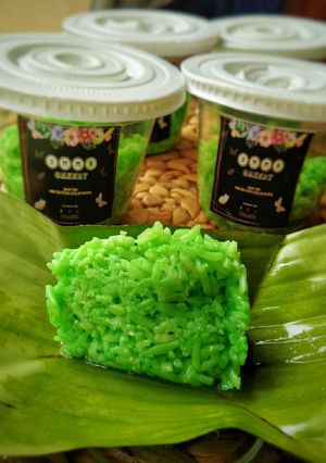 Foto resep Tape ketan hijau enak