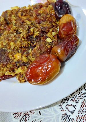 صورة لوصفة تمر بالبيض والزبدة 😍 وجبة الشتاء