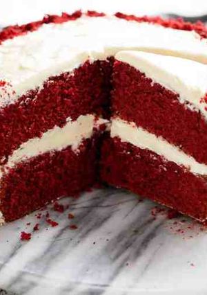 Una foto de Torta Red velvet