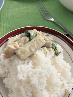 泰式綠咖喱雞(蝦) 的食譜成品照片