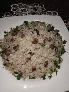 صورة لوصفة رز بالكبده والخضروات