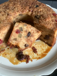 Una foto de Budín de panetón