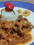 Fajitas de cerdo entomatadas