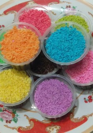 Foto resep Pudding warna ceria
