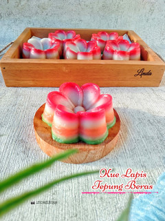 Foto resep 122. Kue Lapis Tepung Beras