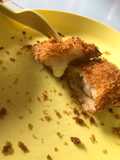 Fried Bread filling Melted Cheese and Sausages for kids