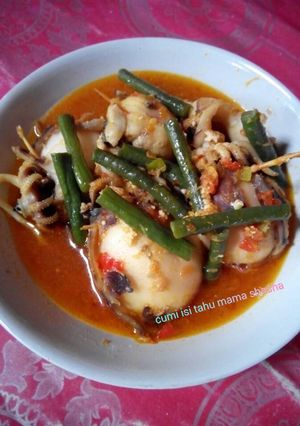 Foto resep Cumi isi tahu