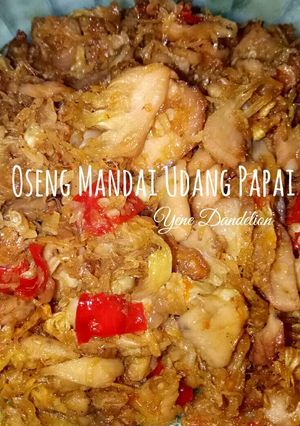 Foto resep Oseng Mandai Udang Papai #Dandelion