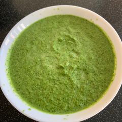 A picture of Coriander chutney.