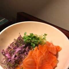 A picture of Yeon Eoh Deob Bab(Salmon On Rice), a Borrowed Idea from The Tour of Tastes.
