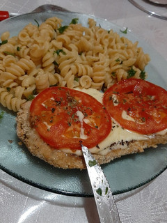 Una foto de Milanesas de berenjena😱