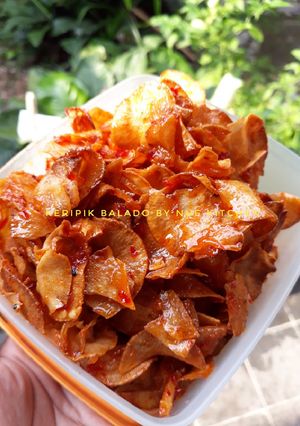 Foto resep Keripik singkong balado