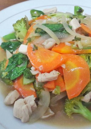 Foto resep Capcay Sayur dan Ayam