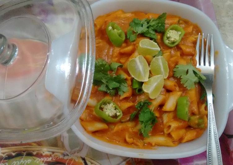 Recipe of Super Quick Yummy Pasta In Makhani Sauce