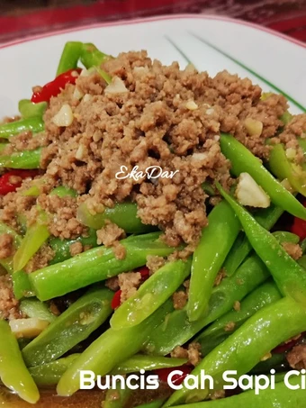 Cara Mudah Membuat Resep  Buncis Cah Sapi Cincang yang Enak Banget, Menggugah Selera