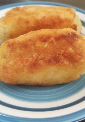 Una foto de Papa rellena