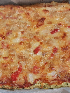Una foto de "Pizza" en base de calabacín