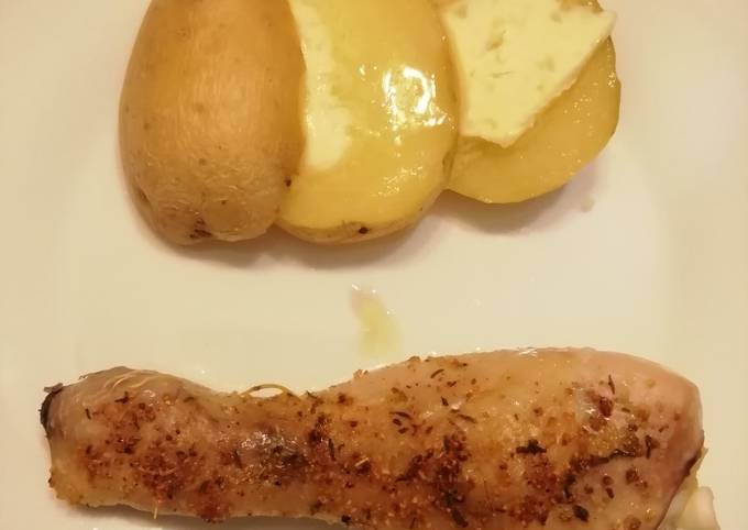 Pilon de poulet et pommes de terre du dimanche