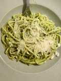 Massa com Pesto e Parmesão