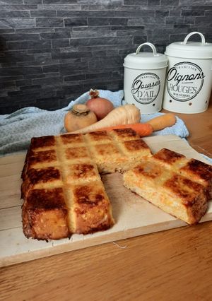 Une photo de Clafoutis salé aux légumes d'hiver
