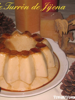 Una foto de Flan de Turrón de Jijona