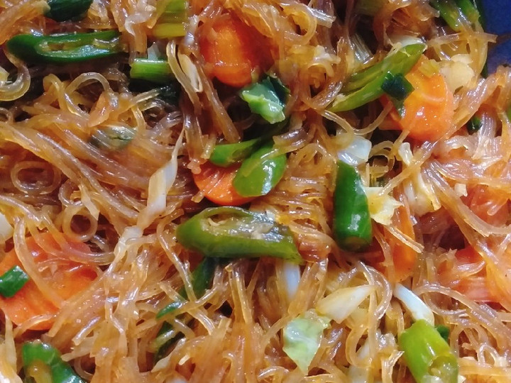 Resep Sohun goreng cabe ijo Anti Gagal