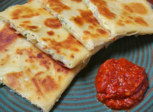 A picture of Egg Paratha.
